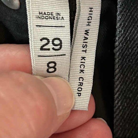 Loft High Waist Kick Crop Jeans - Picture 8 of 10